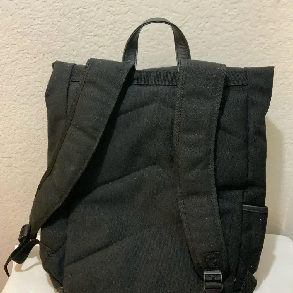 Mercedes Benz Unisex Black canvas Laptop Backpack